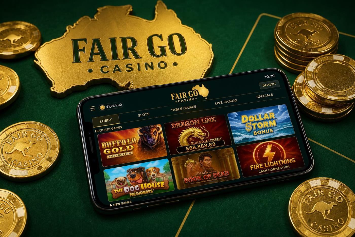 Fair Go Casino mobile cover