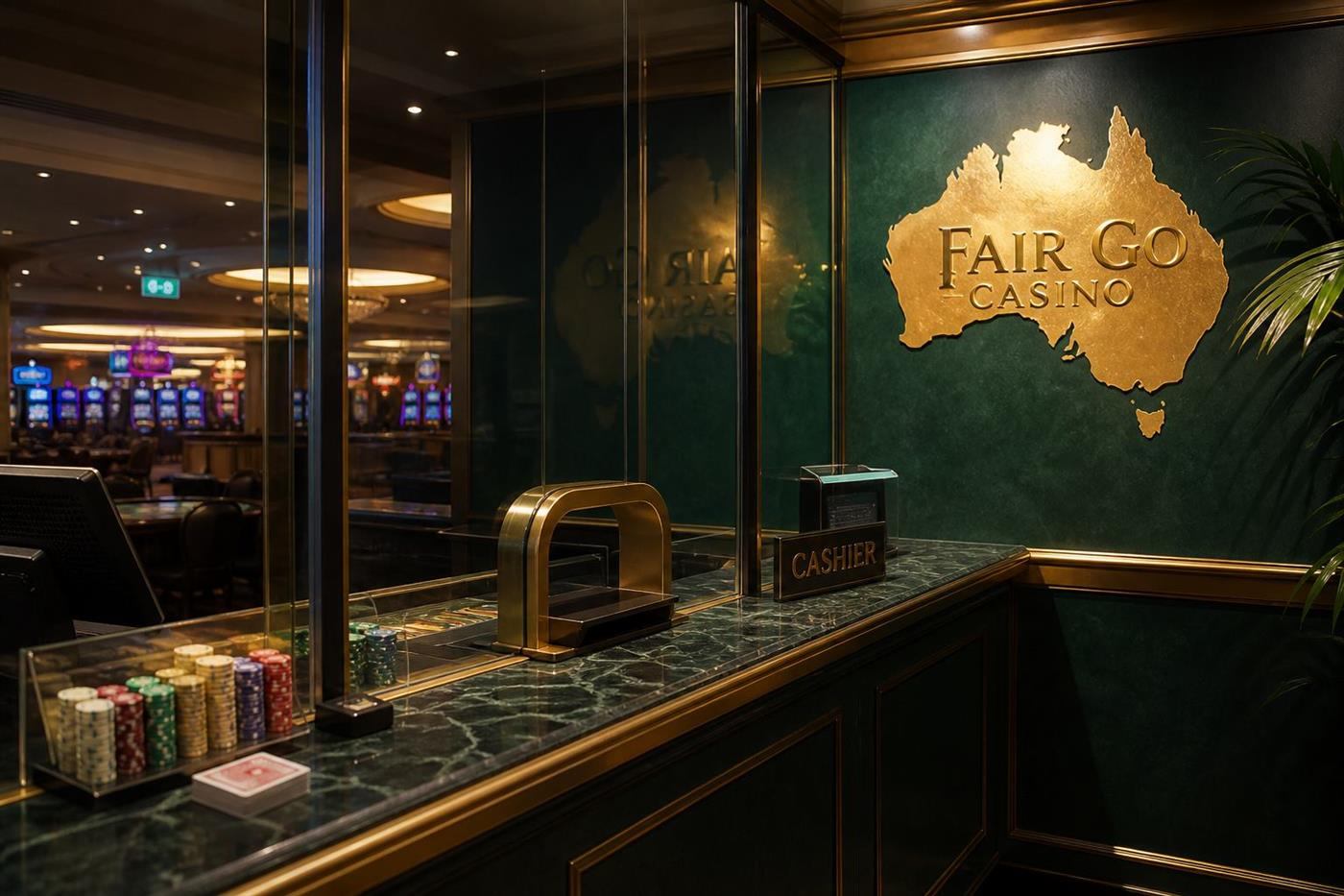 Fair Go Casino cashier cover