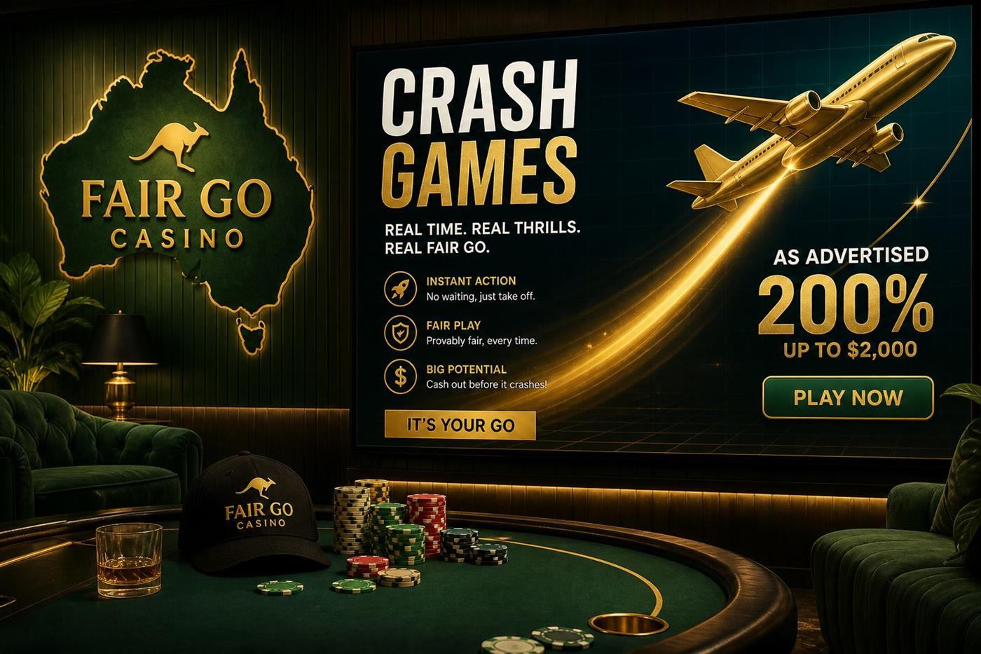 Fair Go Casino crash promo